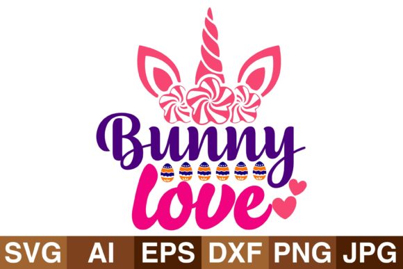 Bunny Love Graphics for Crafts