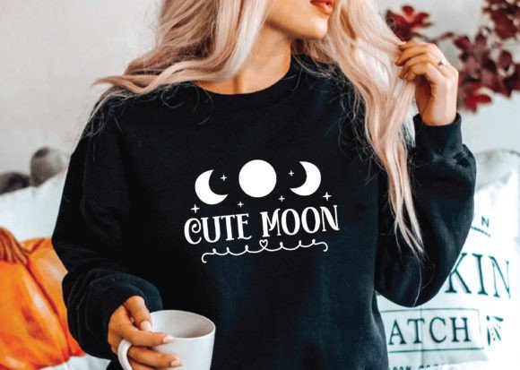 Cute Moon Svg for Graphics and Crafts