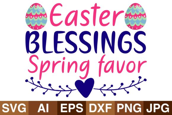 Easter Blessings Spring Favor Graphics