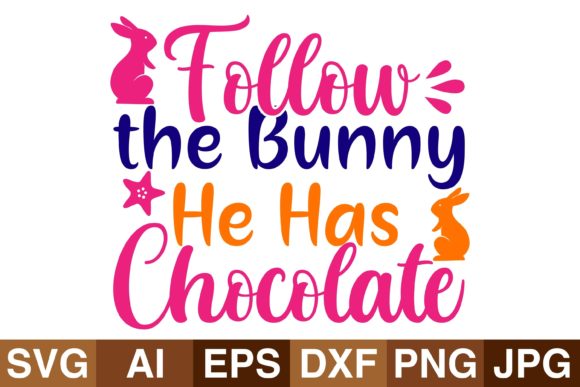 Follow the He Has Chocolate Graphics for Crafts