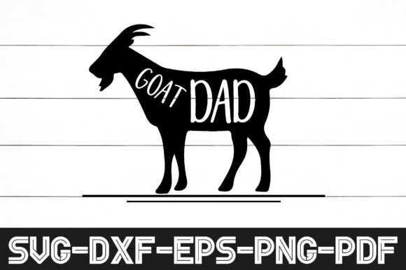 Goat Dad Svg: A Graphic Asset for Local Branding
