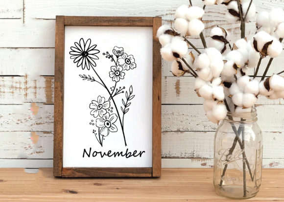 November-Wild Flower Graphics for Creative Publishers