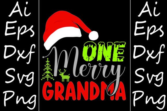 One Merry Grandma Graphics for Local Business Branding