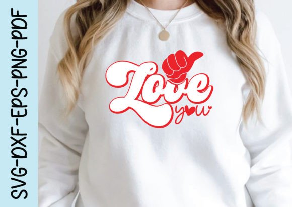 Retro Love Graphics for Crafts