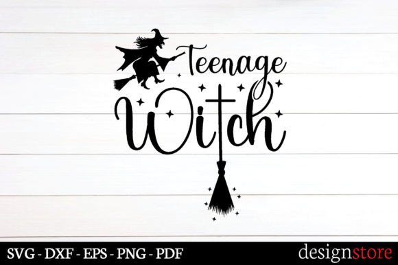 Teenage Witch Svg for Crafts and Graphics