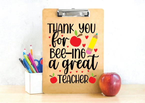 Thank You for Bee-ing a Great Teacher Graphics for Crafts